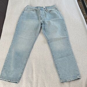 H&M Light Blue High Waisted Mom Jeans